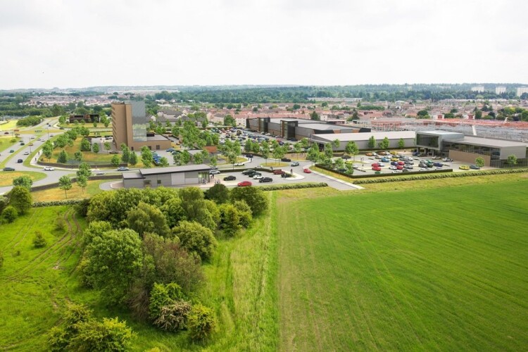 CGI of the planned Falkirk Gateway