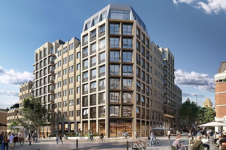 CGI of Lendlease's 90 Long Acre project in London's Covent Garden