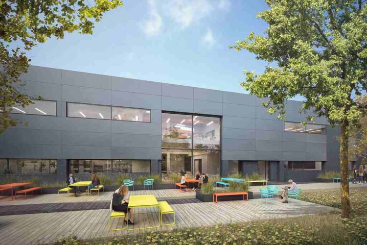 CGIof Inventa, a new biomedical research and development facility that is being established in Oxford