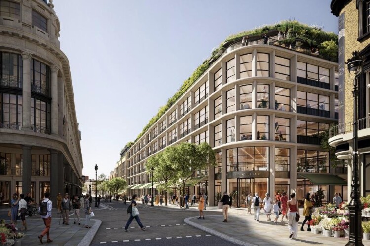 The William (right) will face the The Whiteley across Queensway