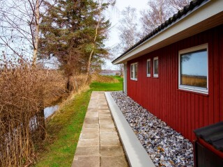 This Danish home has a Floodframe installed, ready to be activated by encroaching flood water This Danish home has a Floodframe installed, ready to be activated by encroaching flood water
