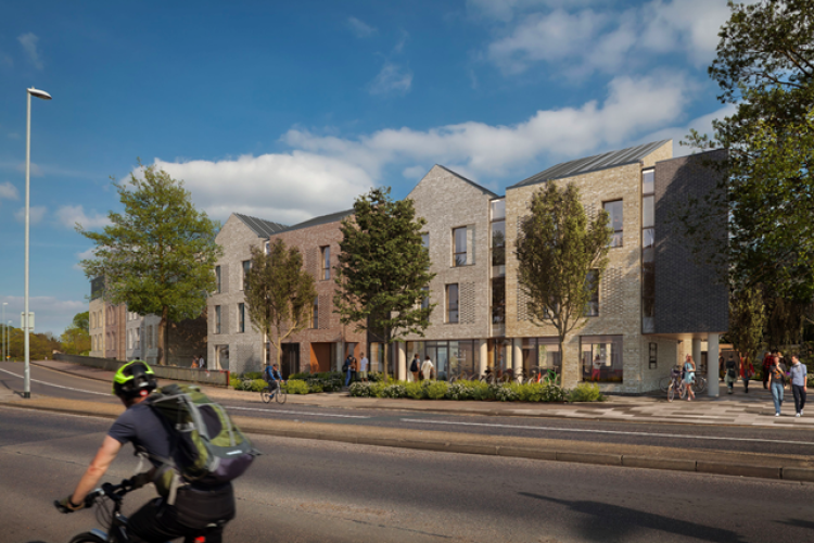 CGI of the planned development on Newmarket Road