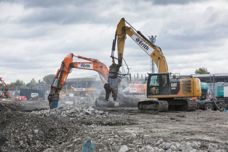 Early works at Old Oak Common, summer 2019
