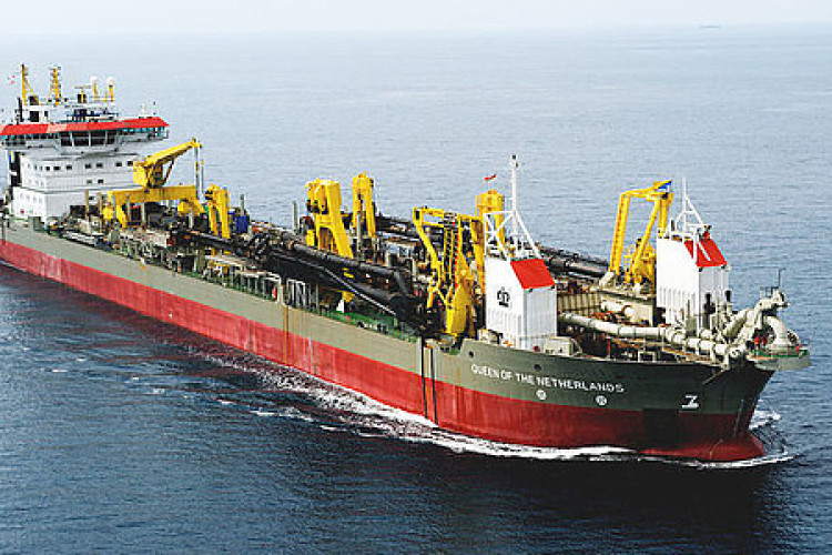Boskalis will carry out the work usinga trailing suction hopper dredger