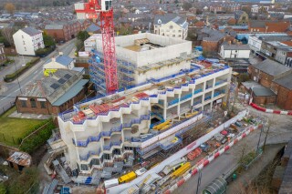 Punch Flybrid tech is helping to power the crane on the Shakespeare North Playhouse project in Prescot