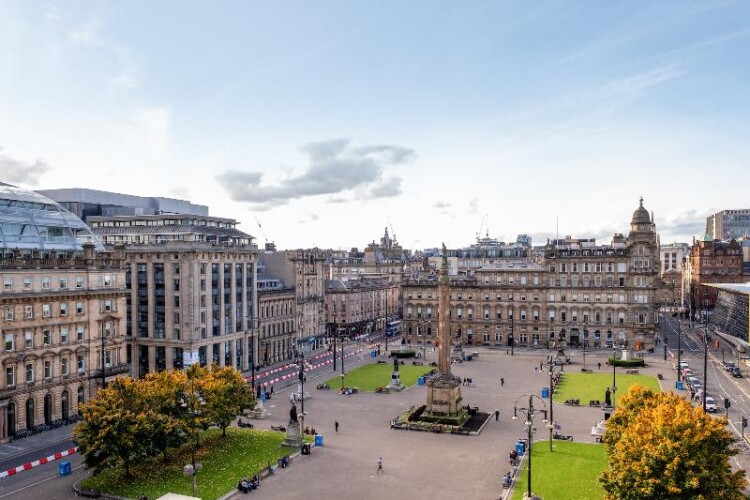 George Square, taken in January 2021