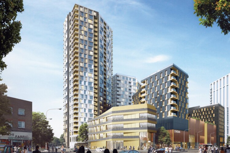 CGI of Lewisham Gateway Phase 2