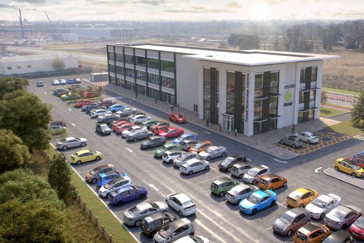 CGI of the RaisE business and innovation hub in Goole