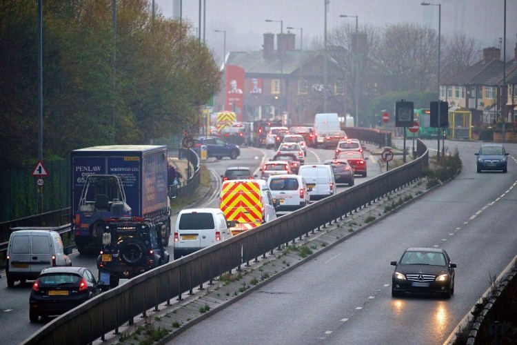 Congestion on the A5036