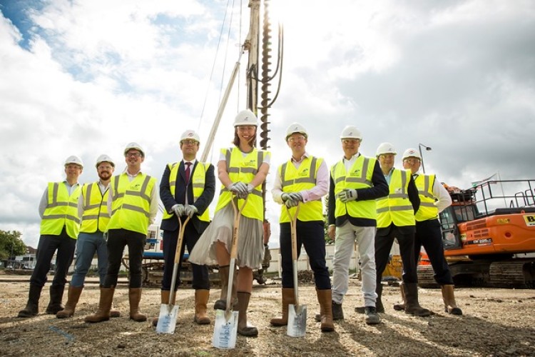 Breaking ground at Blackhorse Mills