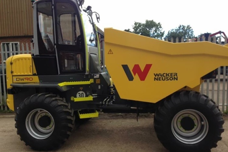 Wacker Neuson cabbed dumper