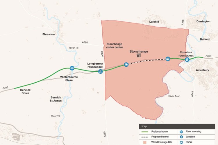 A tunnel near Stonehenge is expected to reduce traffic jams near the famous landmark.