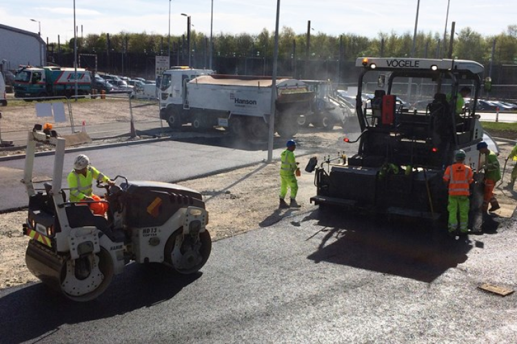 Toppesfield is a major player in road surfacing works