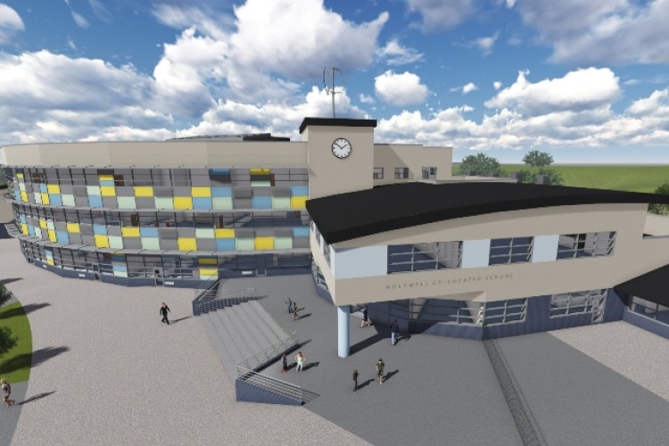 Artist's impression of the Holywell campus