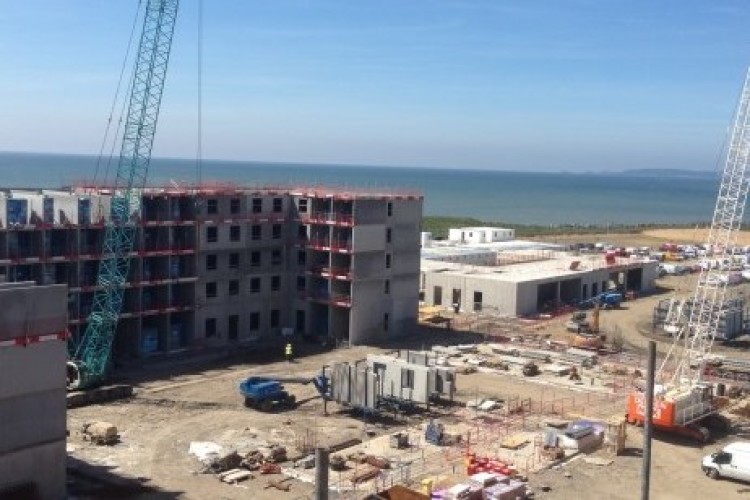 The new beach-side campus starts to take shape