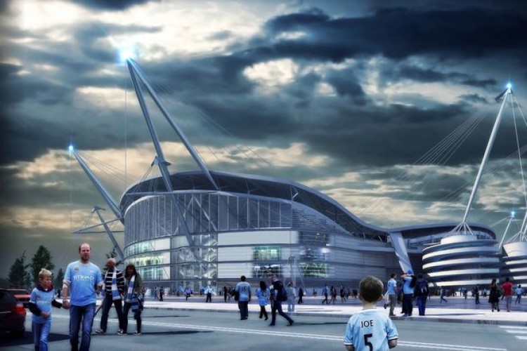 Artist's impression of how the stadium will look