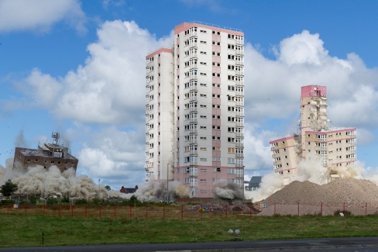 Blackpool&rsquo;s skyline changed in seconds