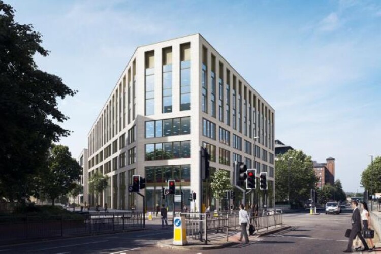 Artists impression of 3 Wellington Place 