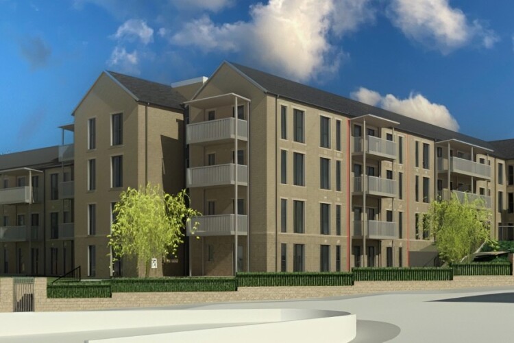 CGI of the Ashfield Mills development
