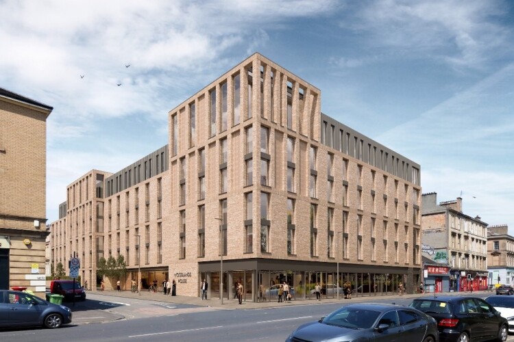CGI of the St George’s Road student lodgings