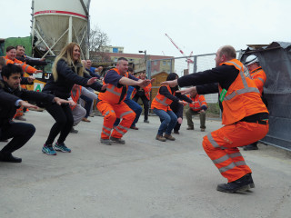 Morning exercises are good for team building