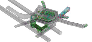 The main elements of the project are the widening of the ticket hall and a new lift-shaft