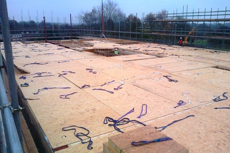 Posi-Joists were assembled into cassettes and delivered to site