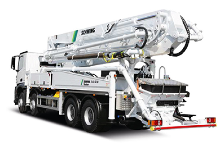 The S43SXIII mobile concrete pump