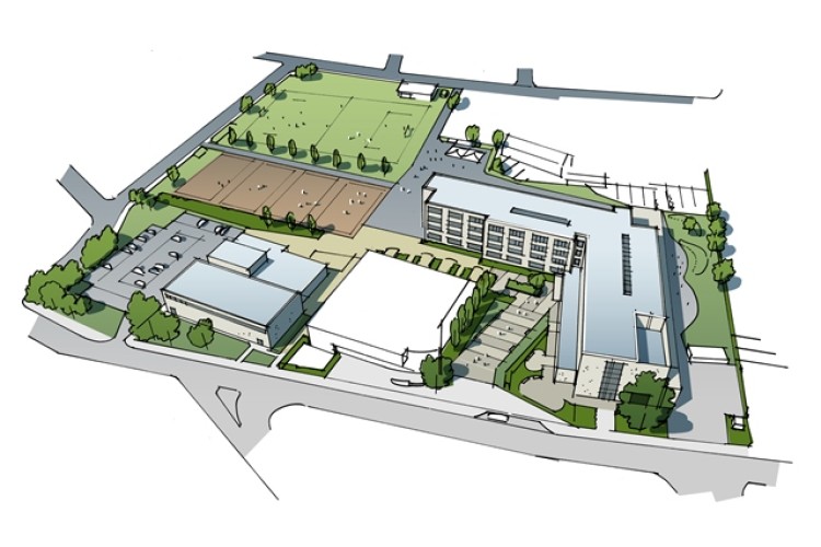 Artist&rsquo;s impression of the new Little Ilford School 