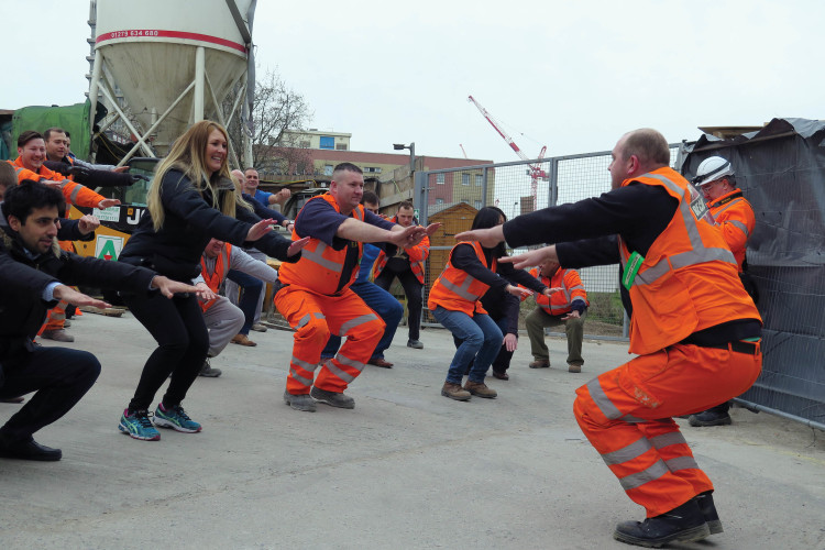 Morning exercises are good for team building