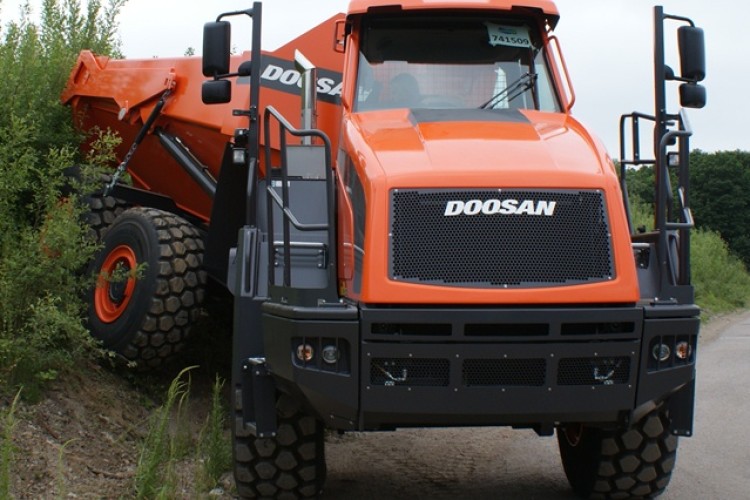 Doosan DA30 articulated dump truck