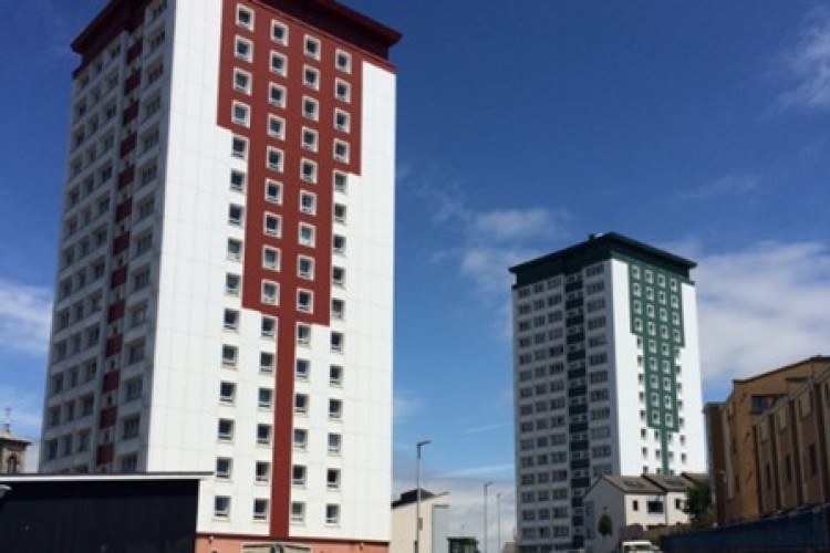 Mount Wise tower blocks 