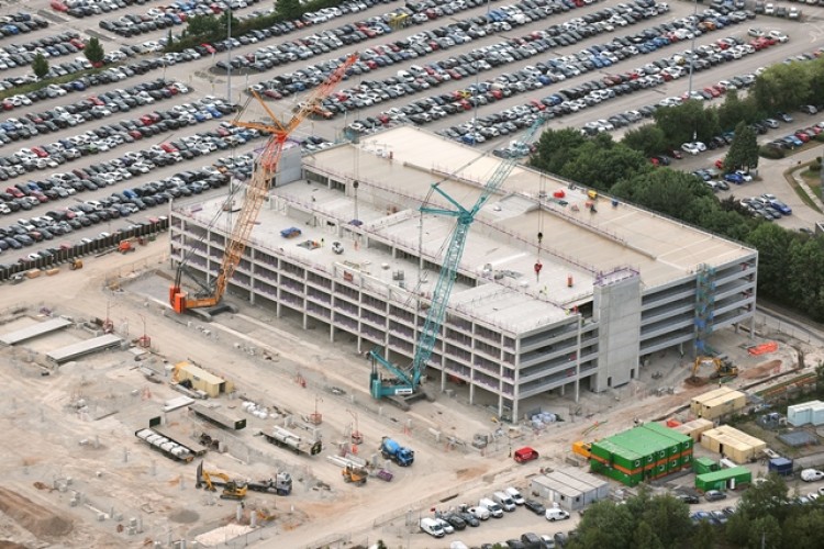 New car park at Manchester Aiport is expected to be completed in April 2019