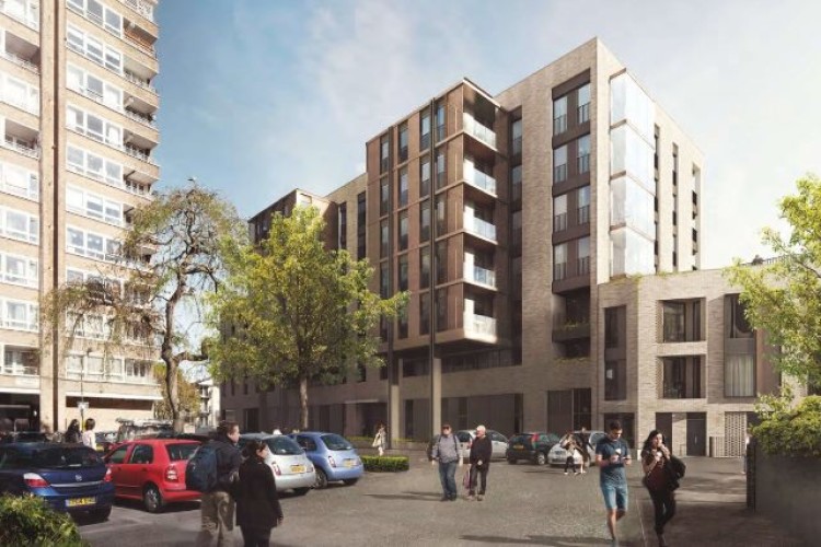 CGI of the the Shuttleworth Road development