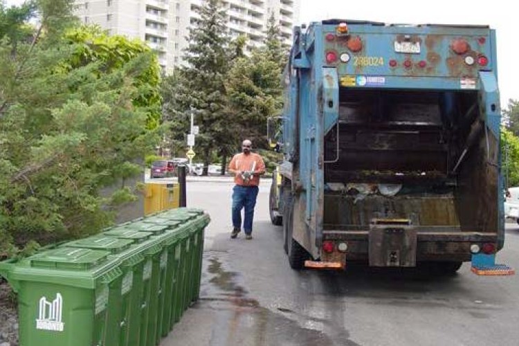 Waste collected in green bins will be converted into natural gas