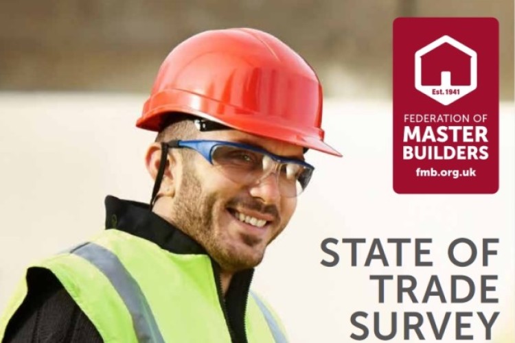 The Federation of Master Builders runs a quarterly business survey of its members