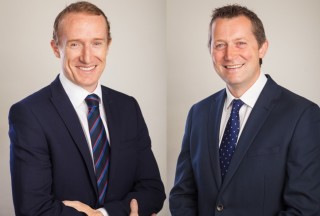 Chief executive Andrew Donaldson, left, and elder brother Michael Donaldson, who becomes chairman on 31st July
