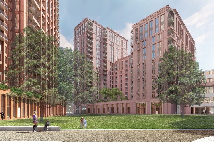 Farrells' design for the planned tower blocks