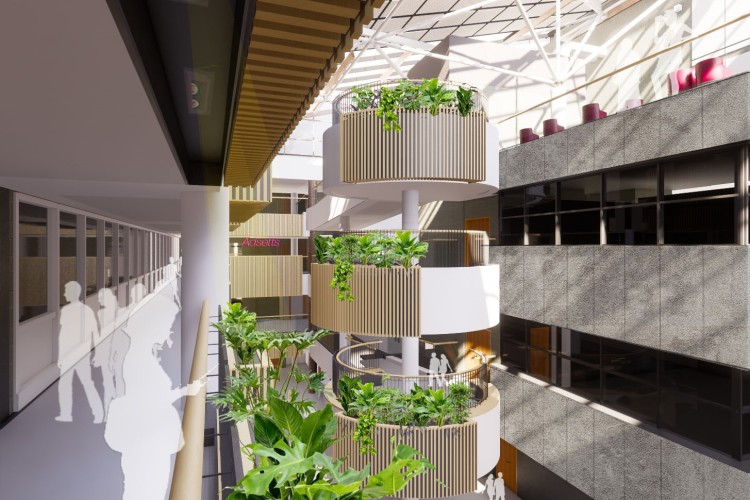 Renovating the Owen Building atrium is the first project for the Hallam Alliance