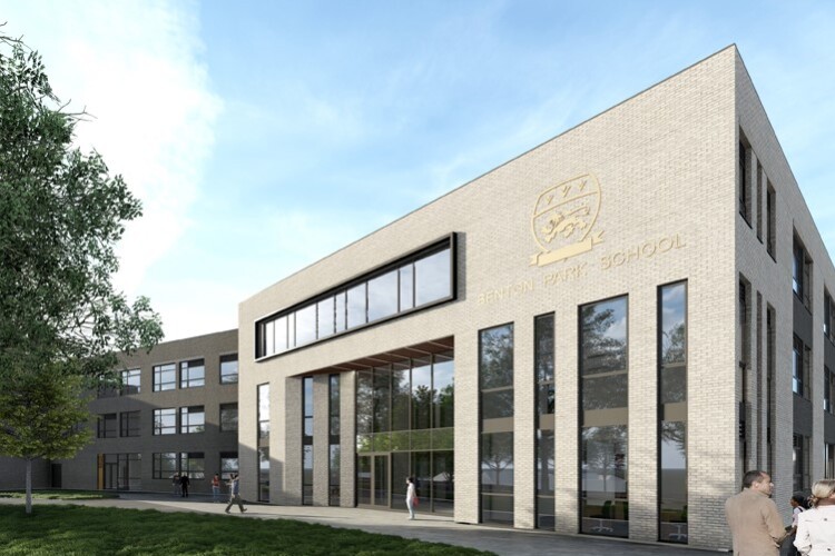 CGI of the new school building