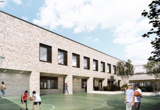 CGI of the new academy building