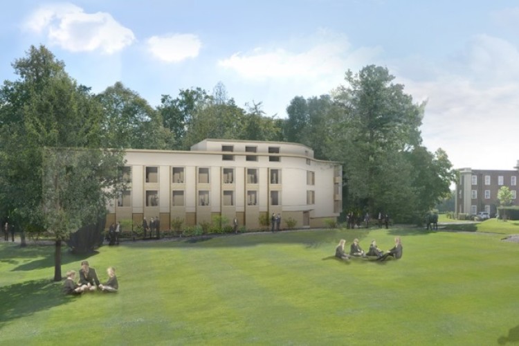 Artist&rsquo;s impression of the new boys&rsquo; boarding house which Stepnell is building at Stowe School. Image courtesy of Rick Mather Architects.