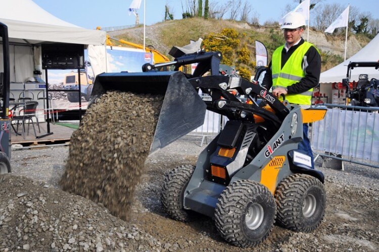 A Giant wheeled loader