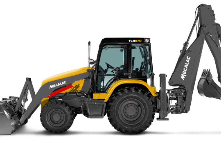 Mecalac's new TLB870 backhoe loader