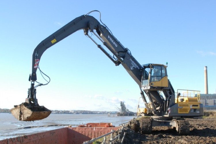 Modified Volvo EC480D excavator