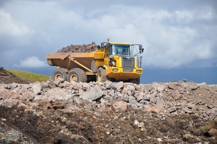 Bell B30D articulated dump truck 