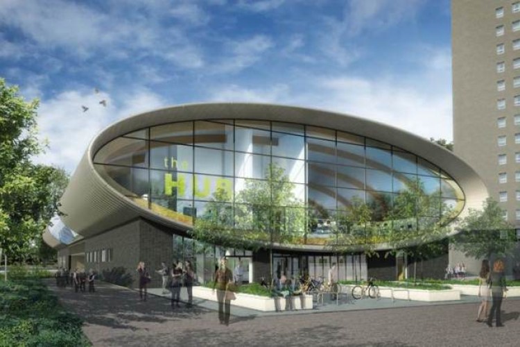 Artist's impression of the Hub