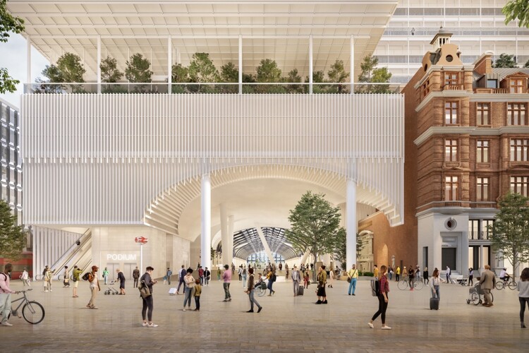 The proposed new entrance to Liverpool Street Station