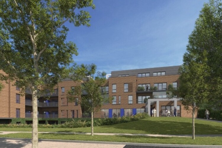 CGI of Untold Living's Crawley plans