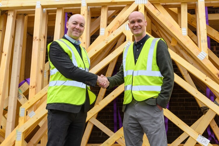 Cala group development director Brian Johnson (left) and Taylor Lane managing director Jonathan Lane